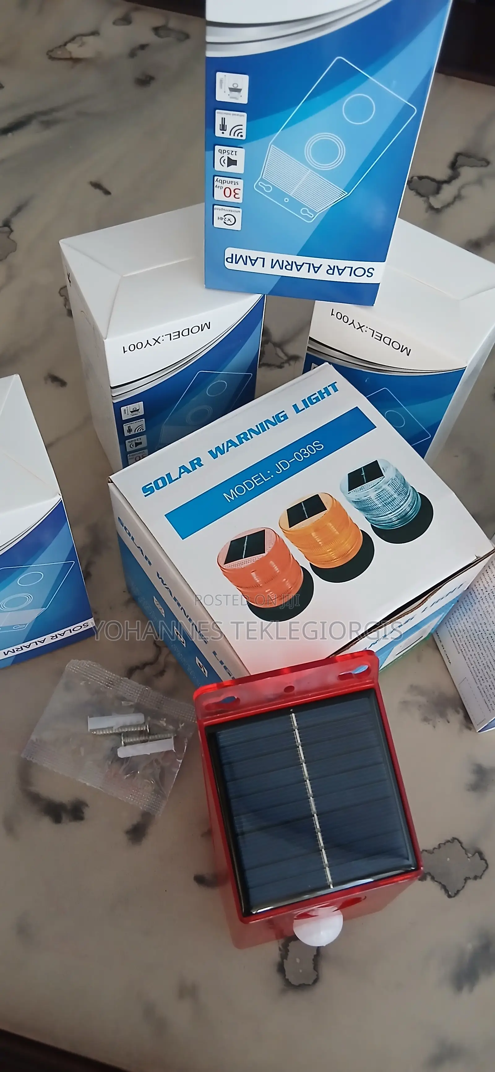 Solar Alarm Lamp