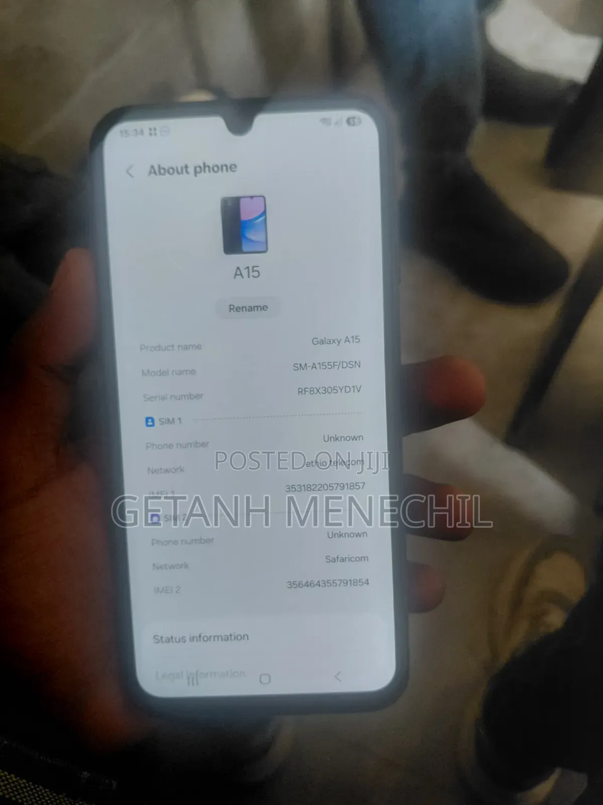 Samsung Galaxy A15 128 GB Black