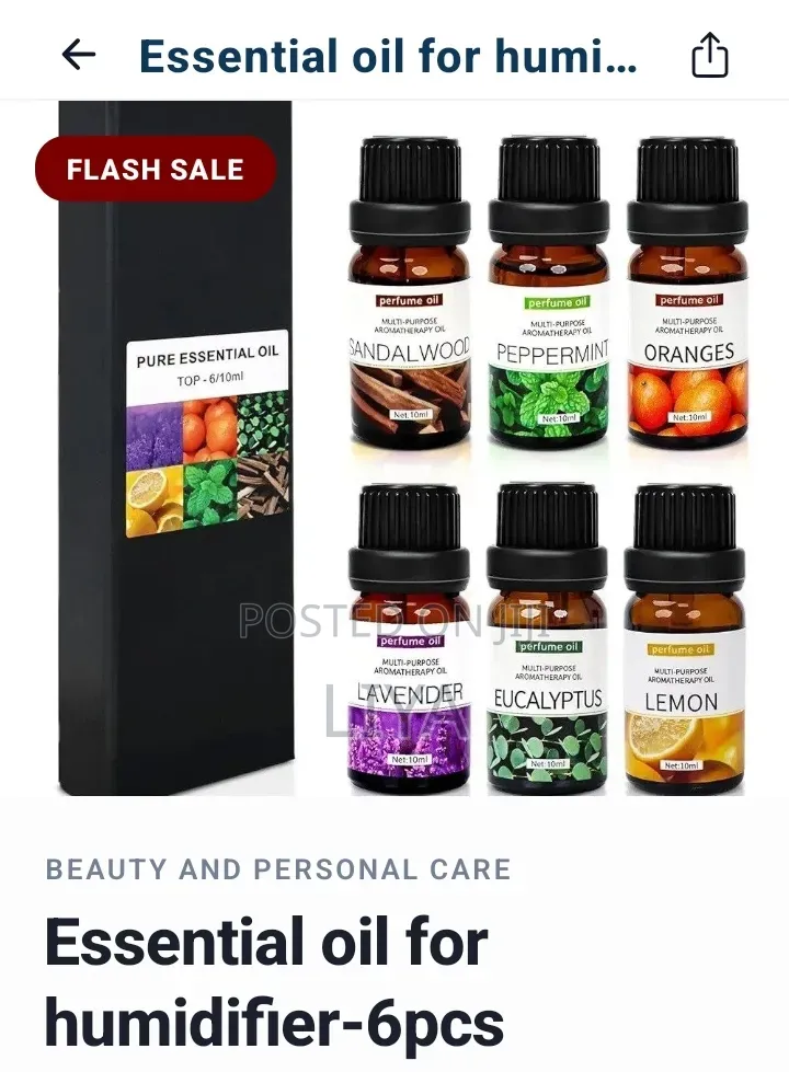 Essential Oil for Humidifier 6 PCS