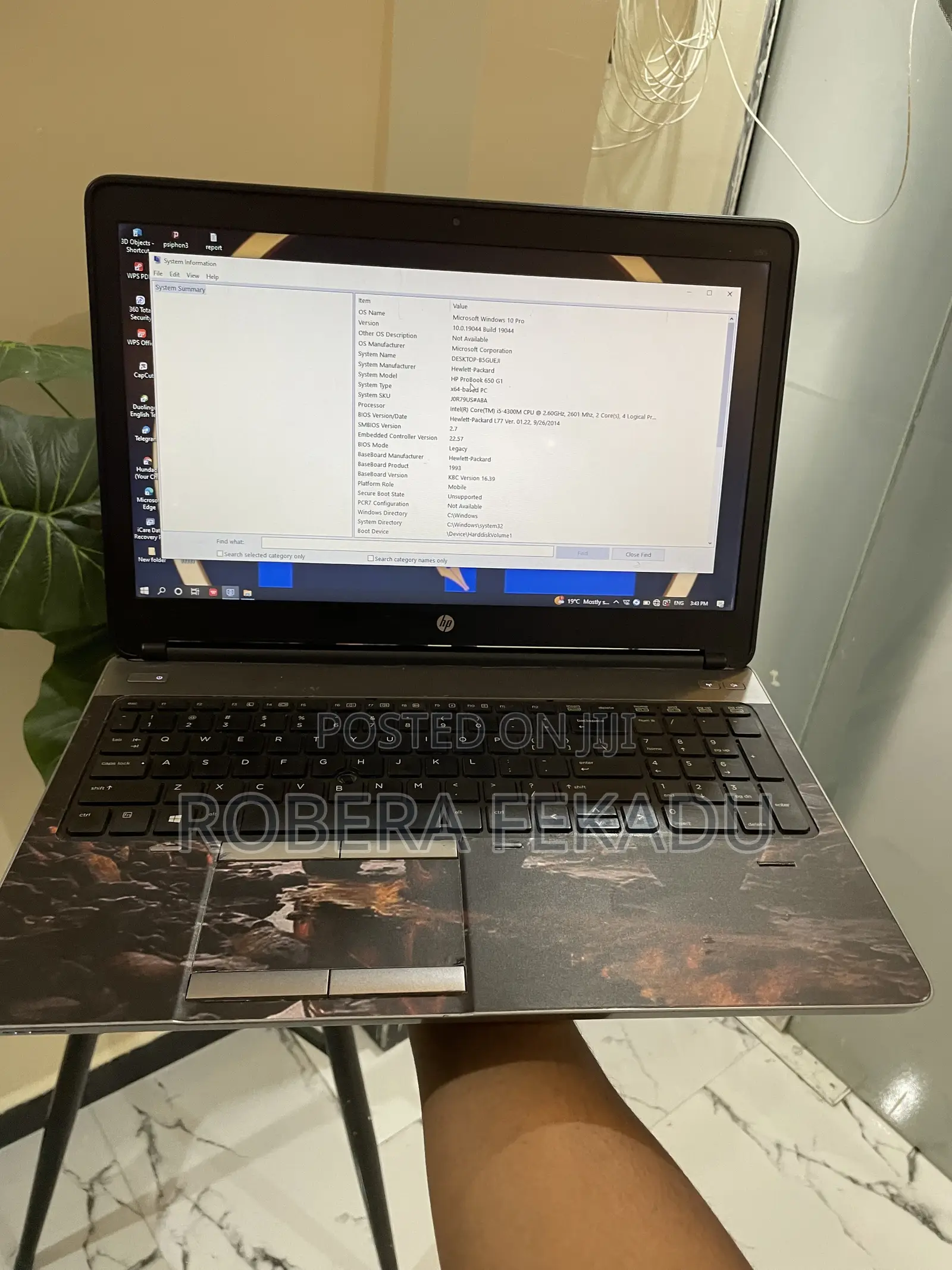 Laptop HP ProBook 650 G4 12GB Intel Core i5 HDD 500GB