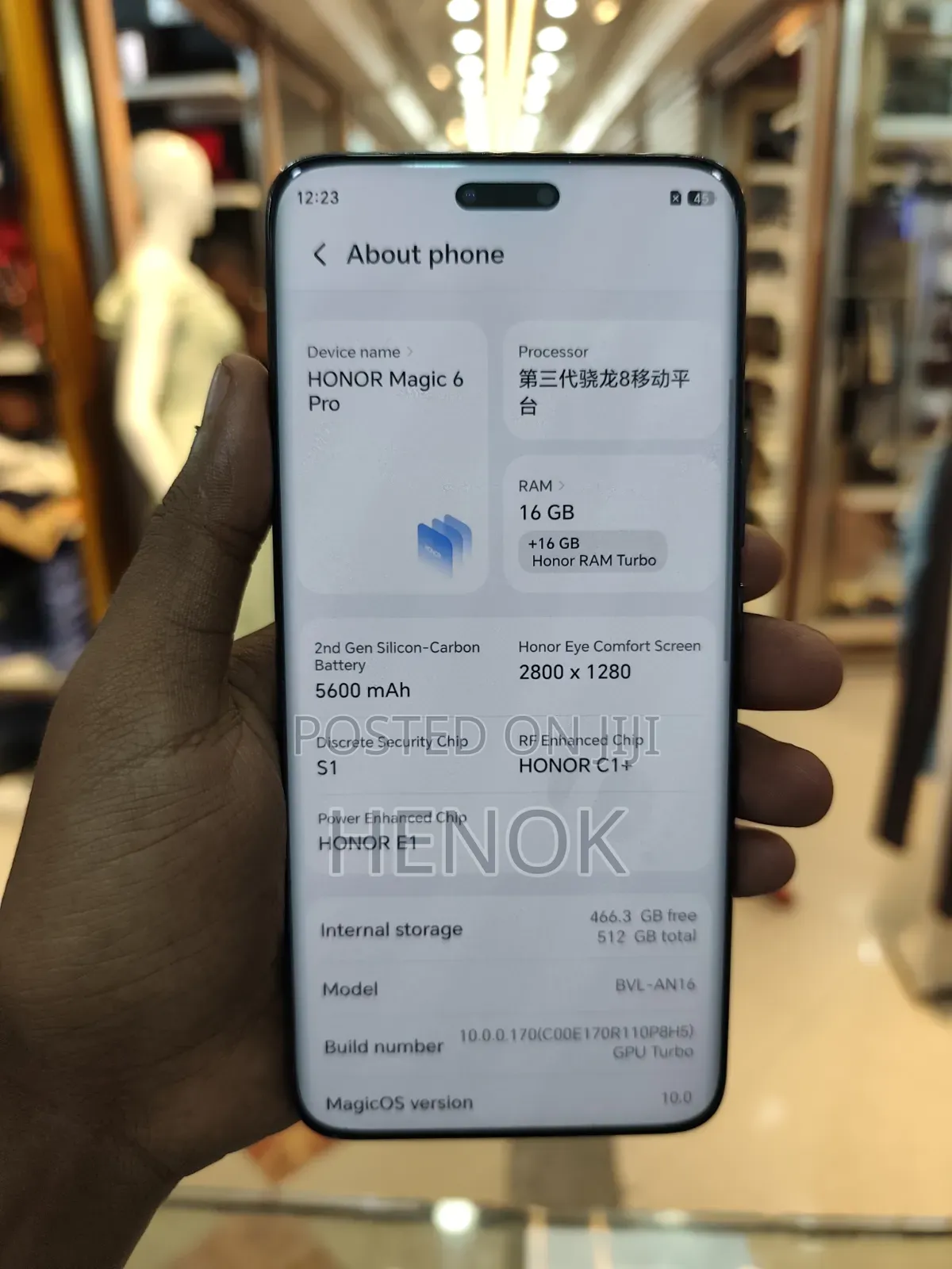 New Honor Magic6 Pro 512 GB Black