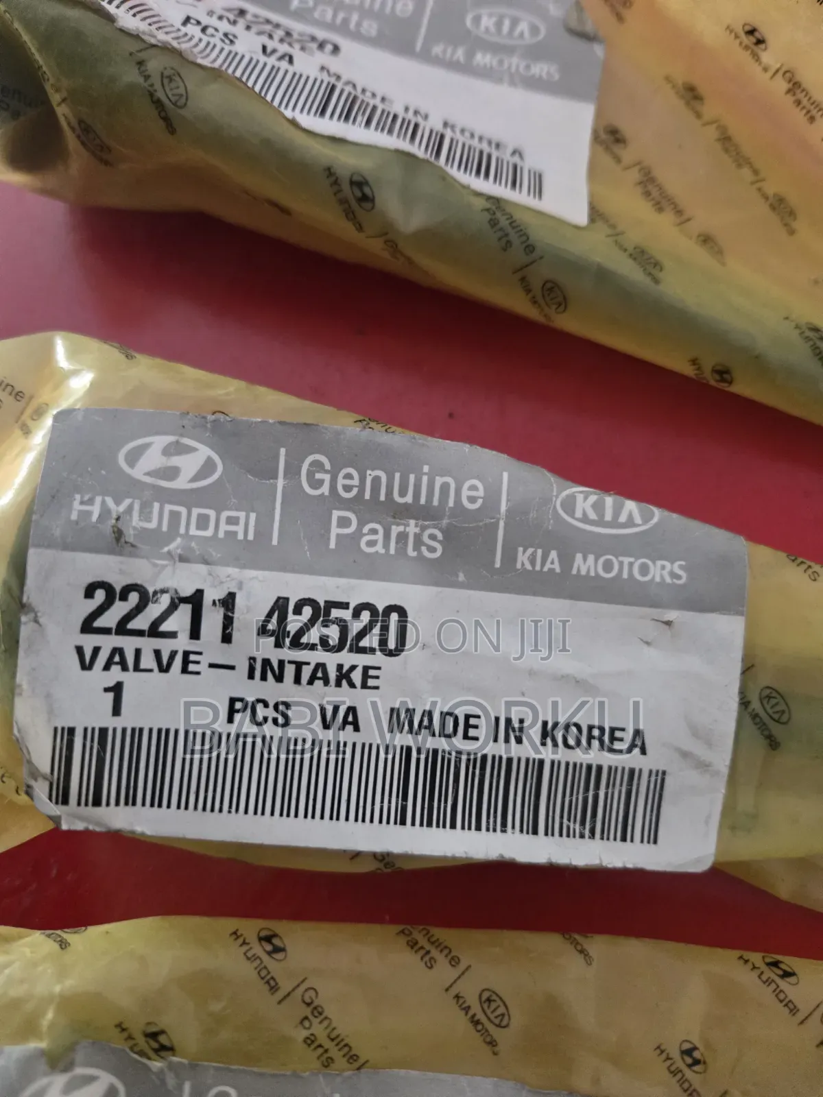 Hyundai H1 Valve