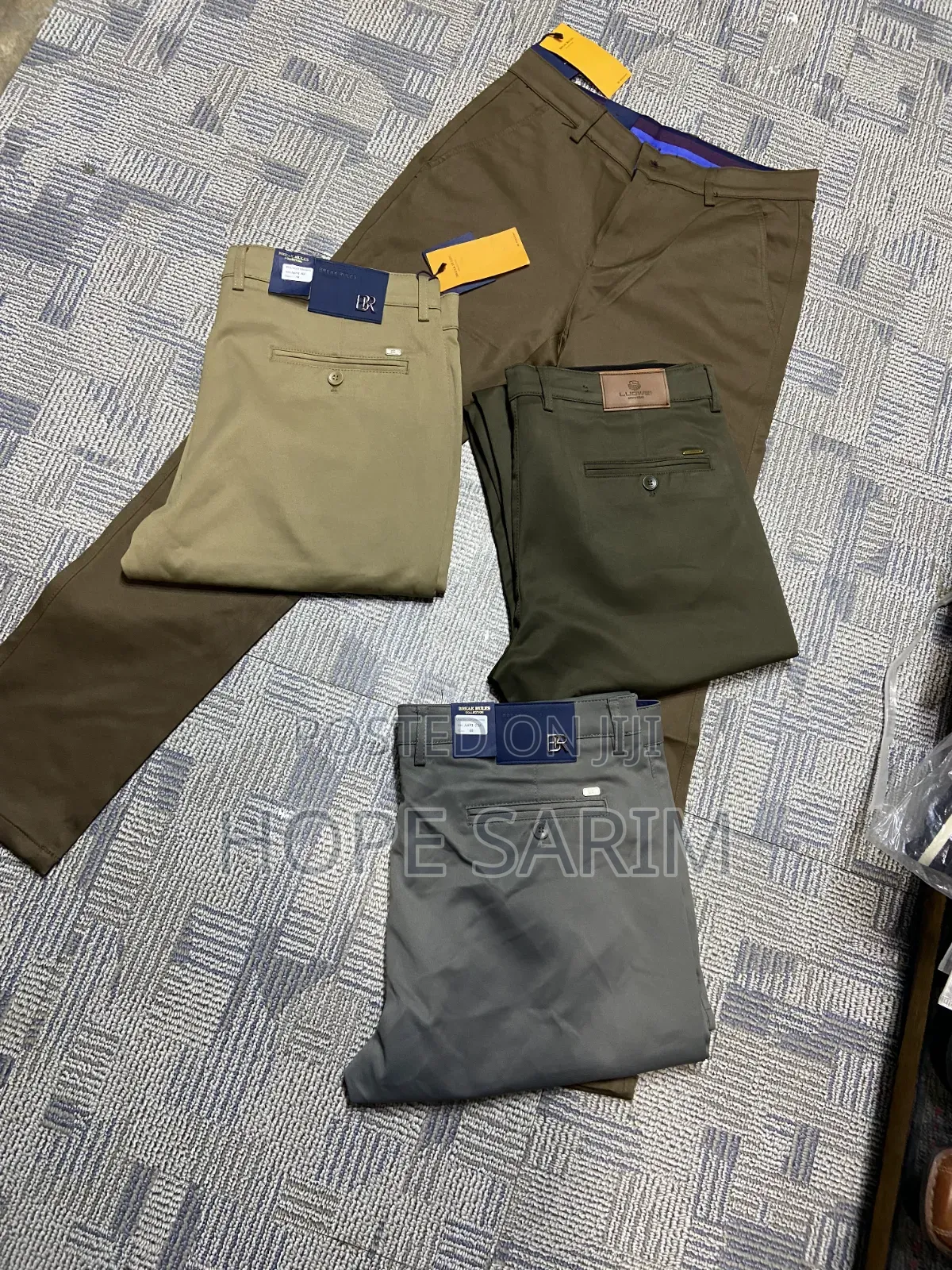 Men's Stretch Khaki Trousers