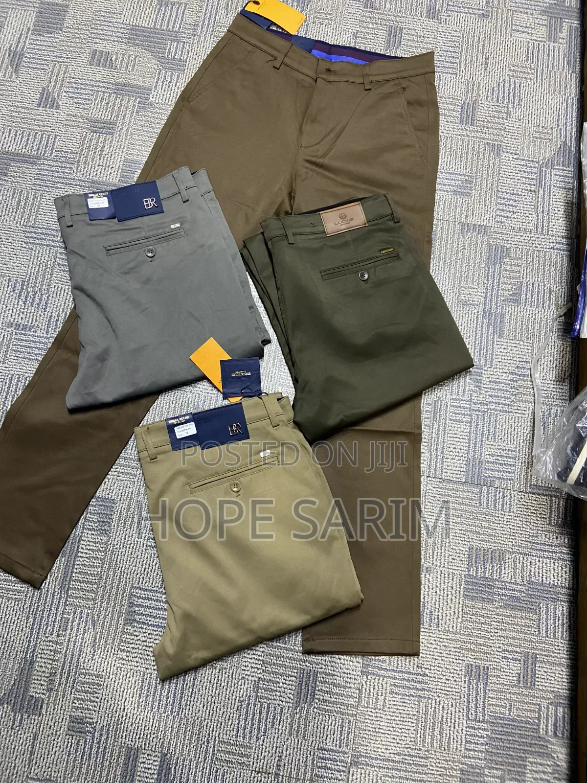 Men's Stretch Khaki Trousers