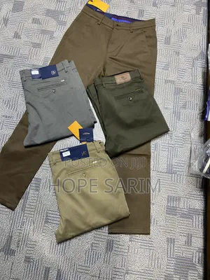 Men's Stretch Khaki Trousers