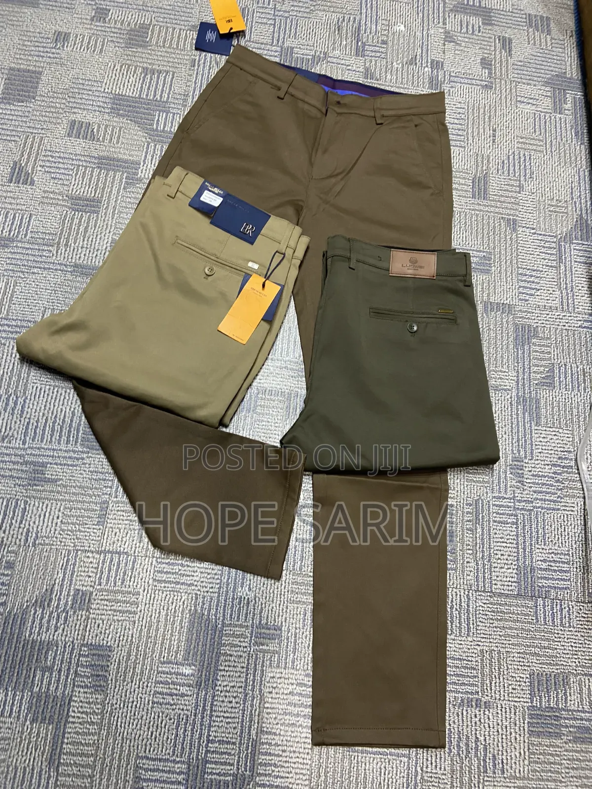 Men's Stretch Khaki Trousers