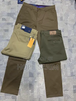 Men's Stretch Khaki Trousers