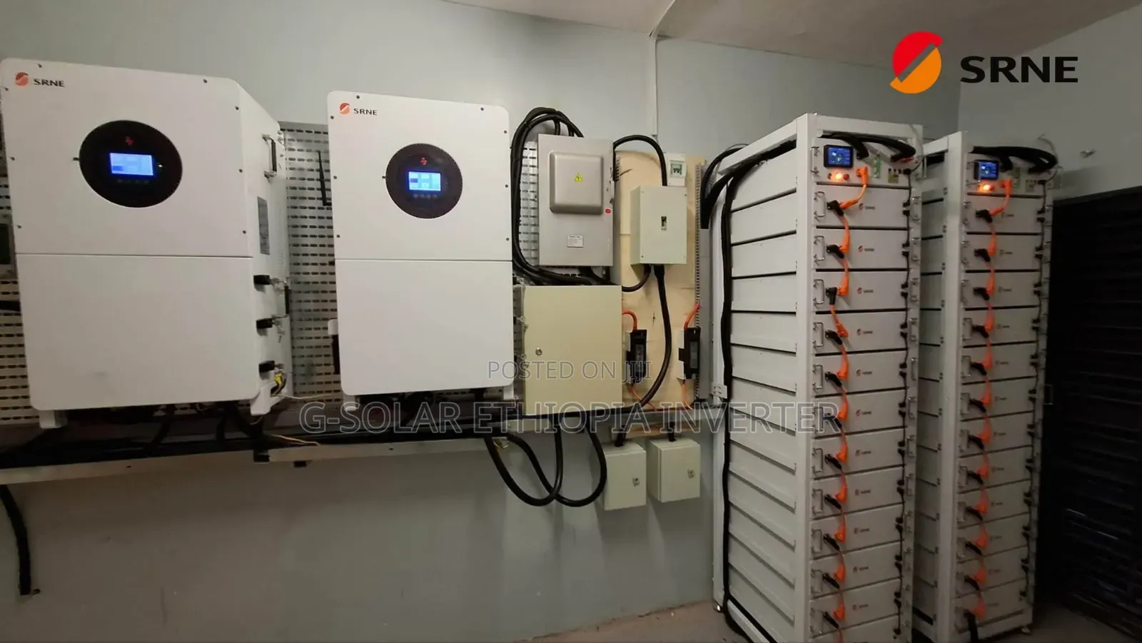 60kw Solar Power System in Ethiopia | Hybrid Inverter, Lithium Battery