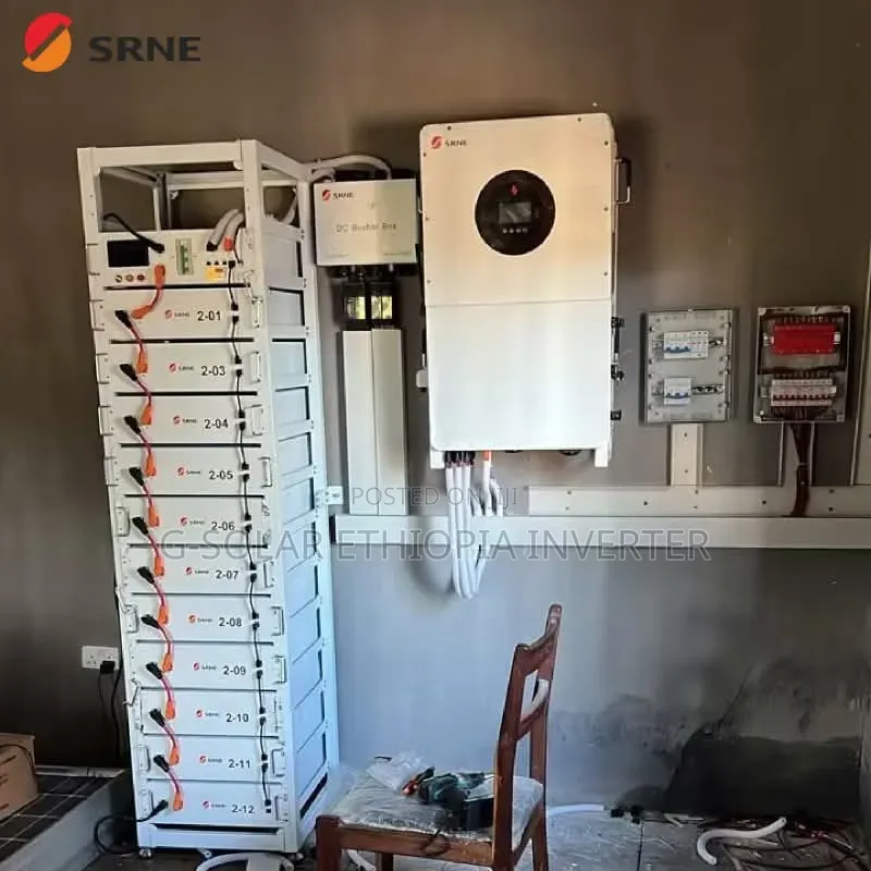 60kw Solar Power System in Ethiopia | Hybrid Inverter, Lithium Battery