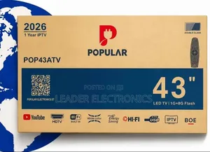 Popular TV 43" Smart Android TV New Arrival 2026