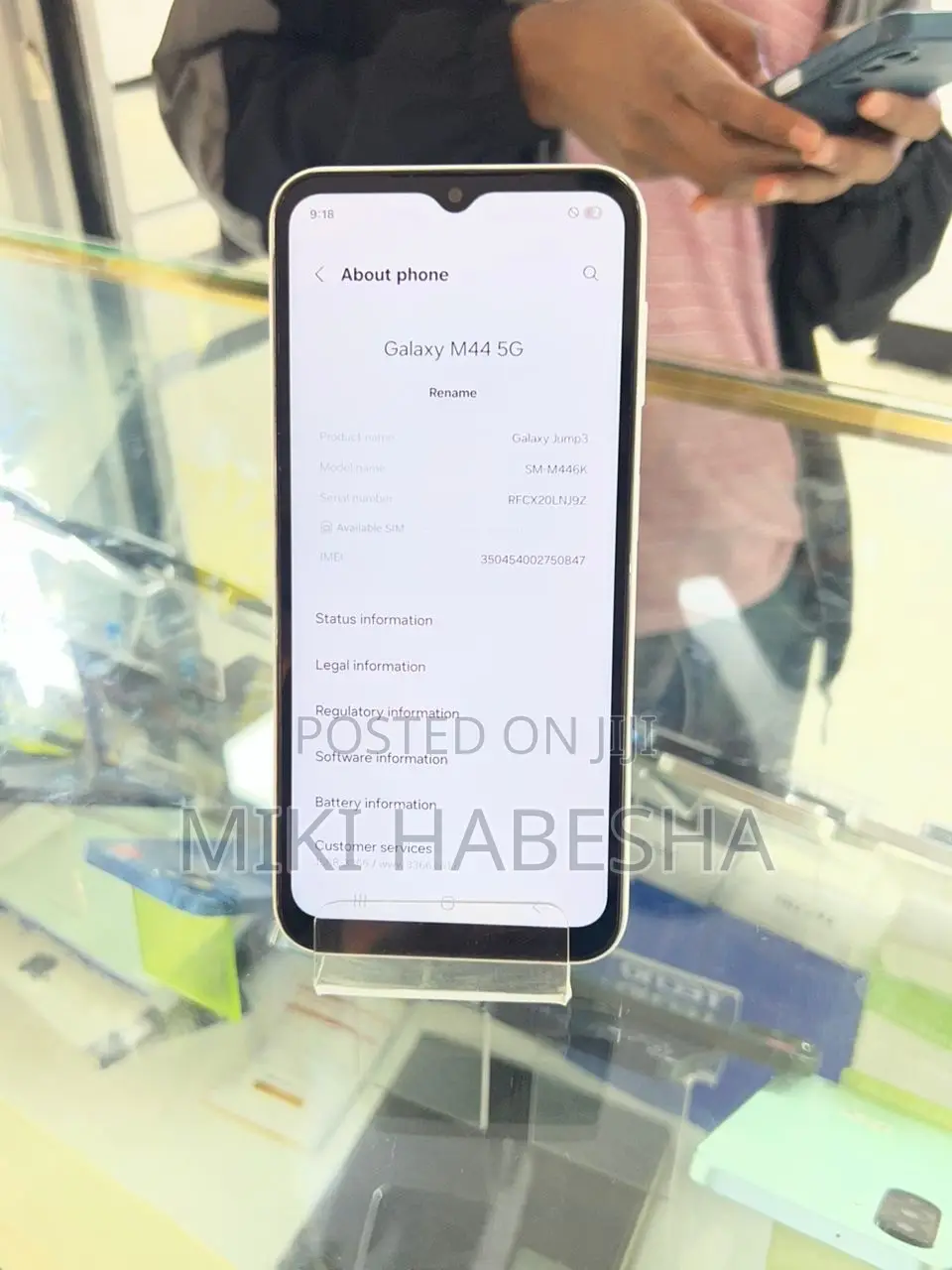 New Samsung Galaxy M54 128 GB Gray