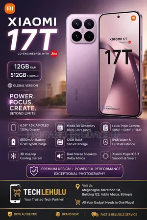 New Xiaomi 17T 512 GB Purple