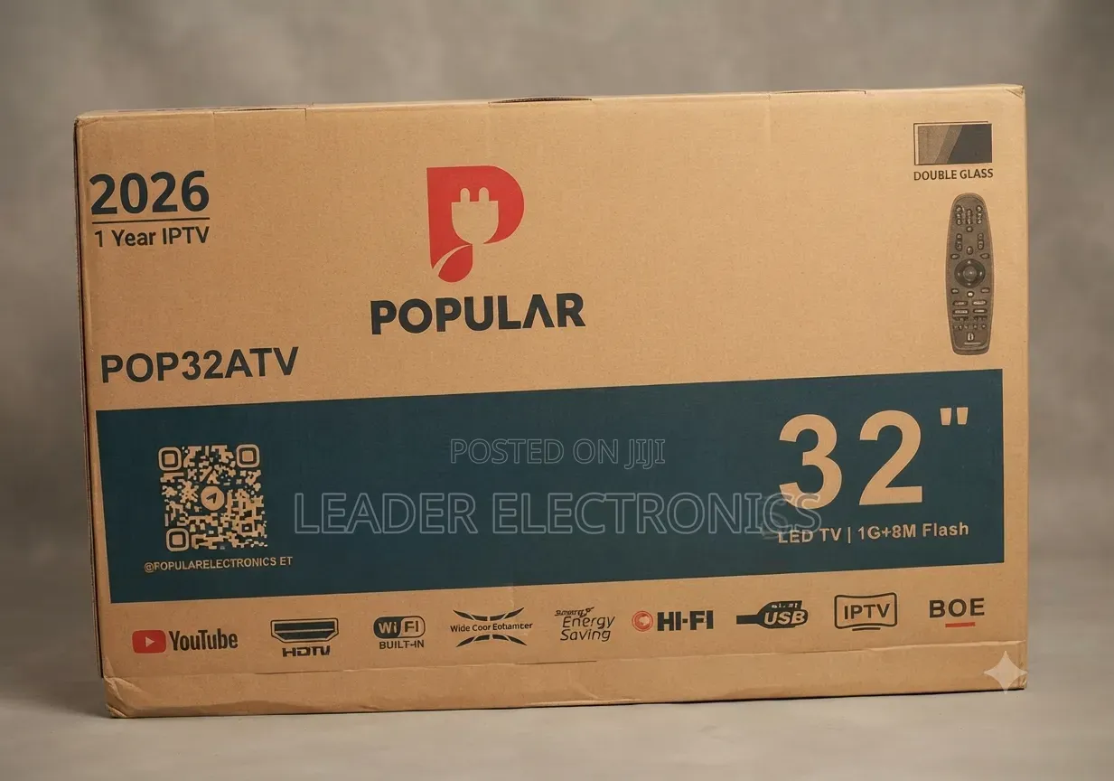Popular TV 32" Smart Android TV – New Arrival 2026 | Smart Entertainme