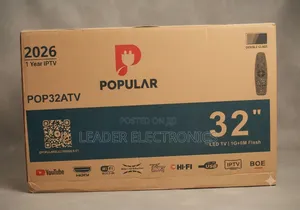 Popular TV 32" Smart Android TV – New Arrival 2026 | Smart Entertainme