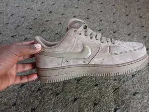 Nike Air Force 1 Low Suede Beige Sneakers - Size 42