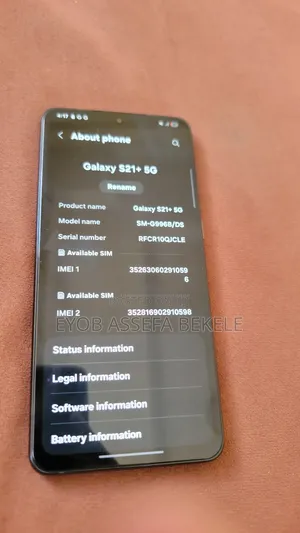 New Samsung Galaxy S21 5G 128 GB Black