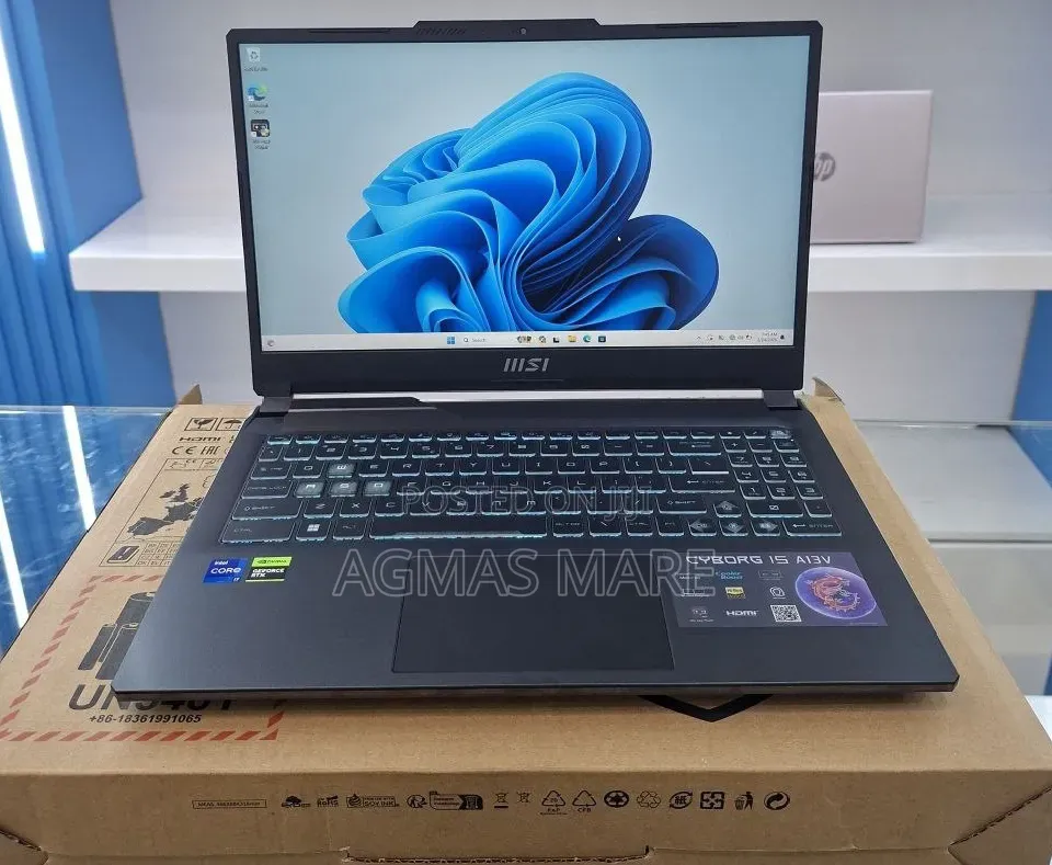 New Laptop MSI Cyborg 15 16GB Intel Core i7 SSD 1T