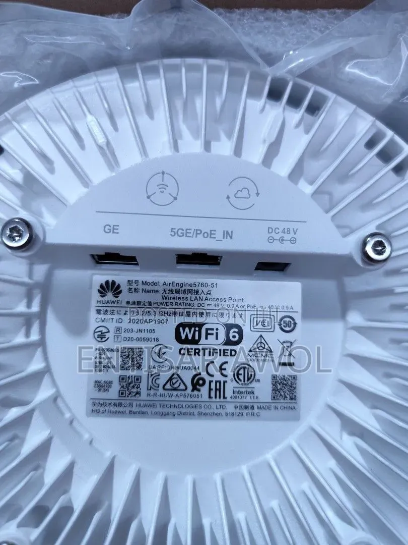 Huawei AirEngine-5760- AP, WiFi 6/Smart Indoor Wireless Access Point