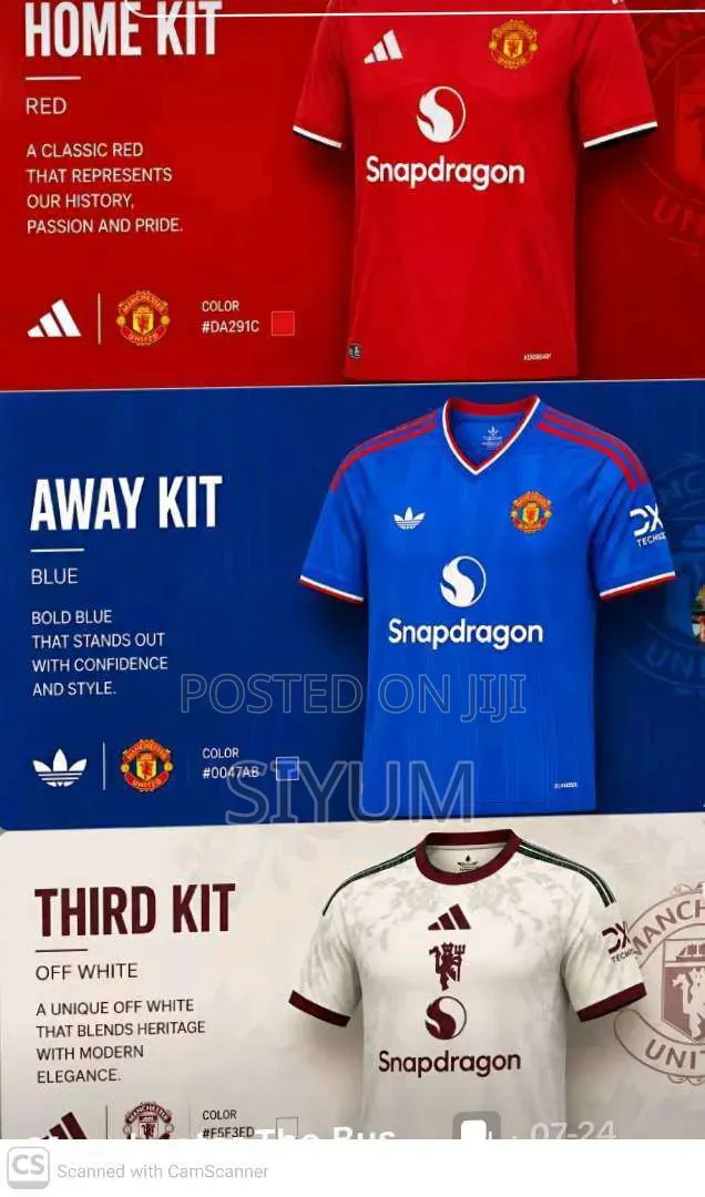 Arsenal and Manchester United Jersey( ማሊያ) 2026/2027