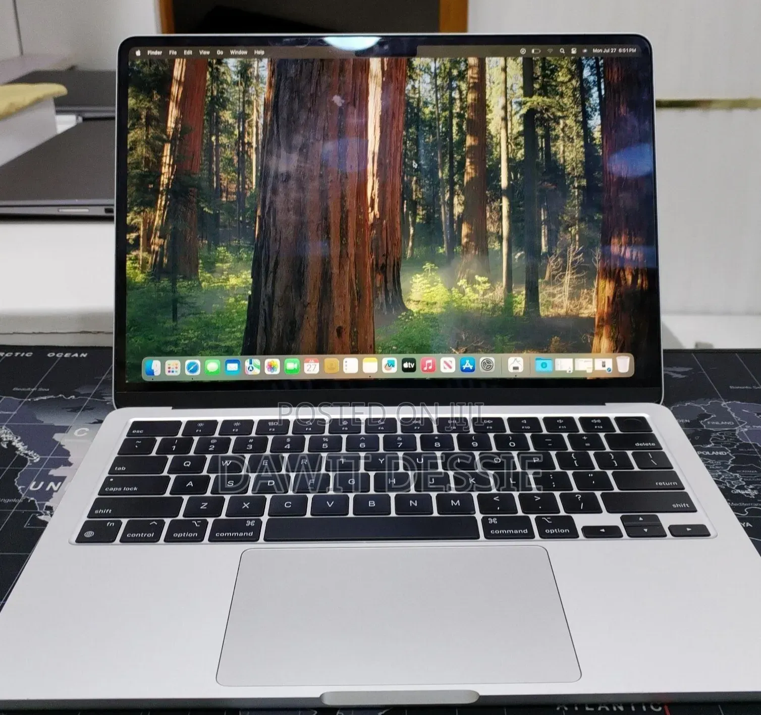 New Laptop Apple MacBook Air 2022 M2 8GB Apple M2 SSD 256GB