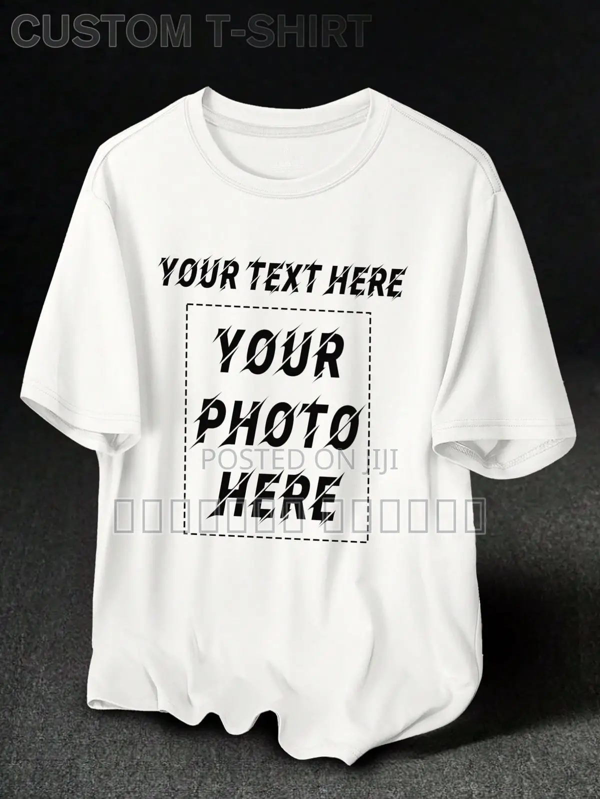 🧩 WEAR YOUR OWN IDEA — Custom Designed T-Shirts