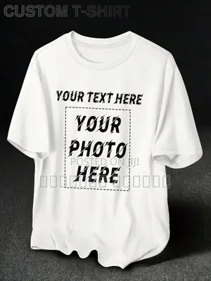 🧩 WEAR YOUR OWN IDEA — Custom Designed T-Shirts