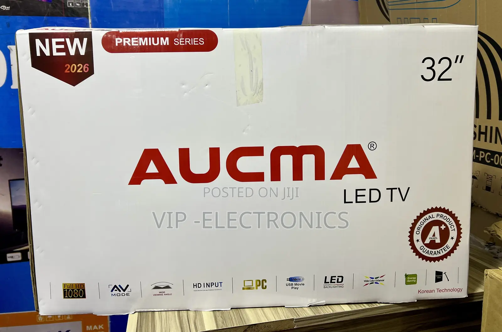 AUCMA 32 Inch TV LED TV, Part of the 2026 Premium Series.