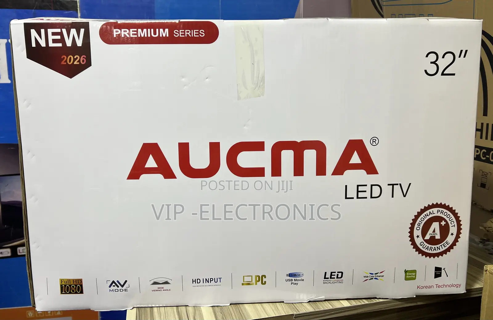 AUCMA 32 Inch TV LED TV, Part of the 2026 Premium Series.
