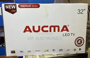 AUCMA 32 Inch TV LED TV, Part of the 2026 Premium Series.