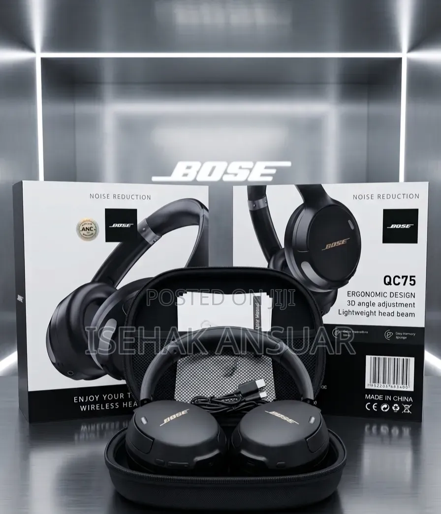 Electronics Bose QC75 Wireless Headset –eBose Noise Cancelling