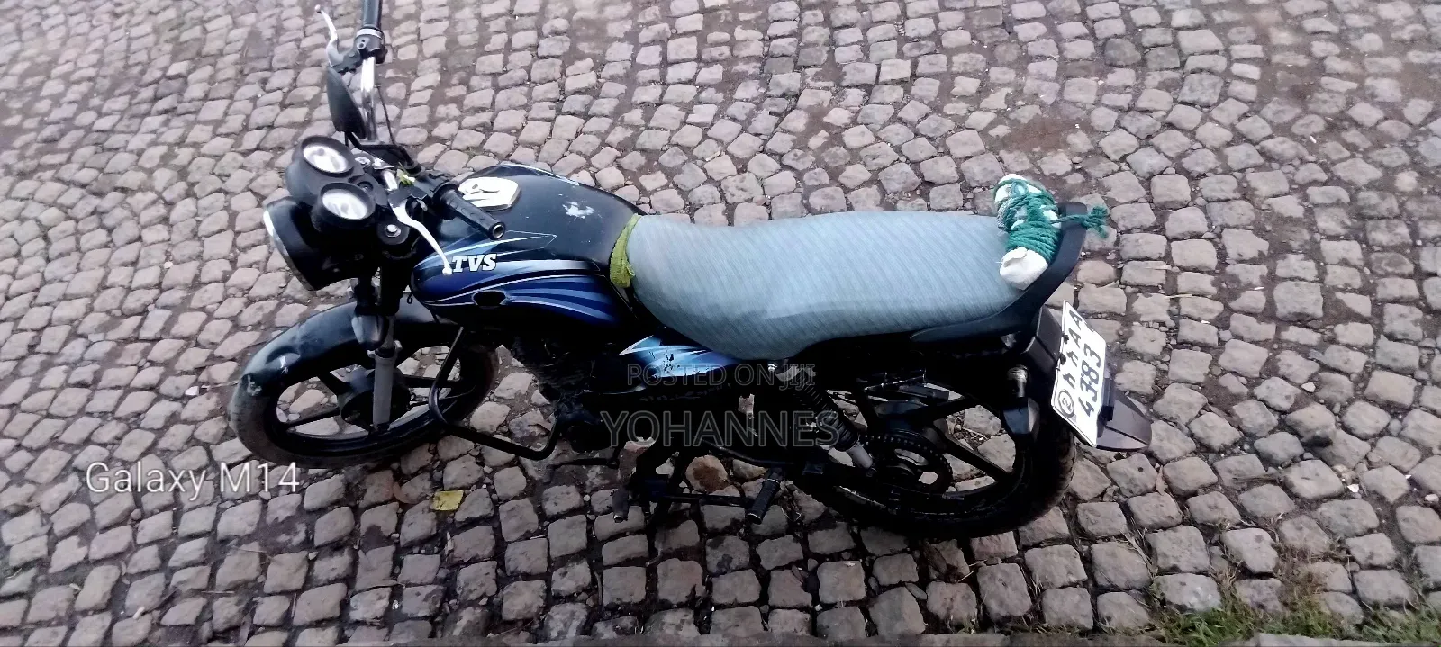TVS HLX 125 2014 Blue