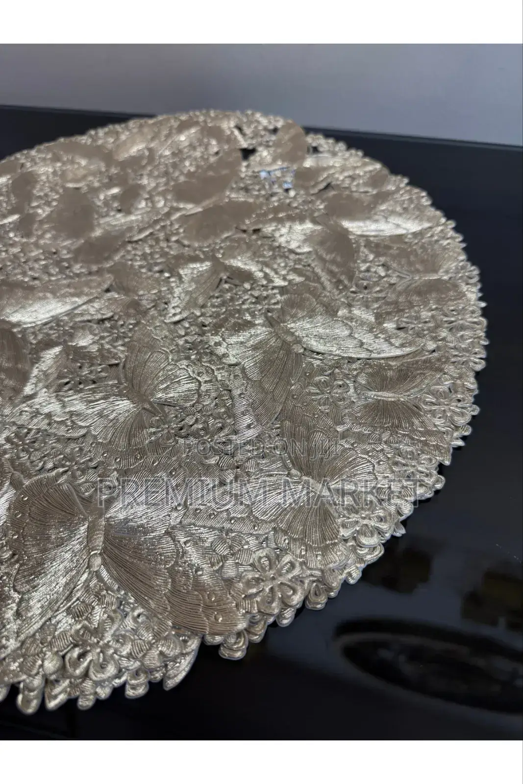 Table Mat Elegant Design ጥራት ያለዉ ክብ ዲዛይን የጠረጴዛ ምንጣፍ