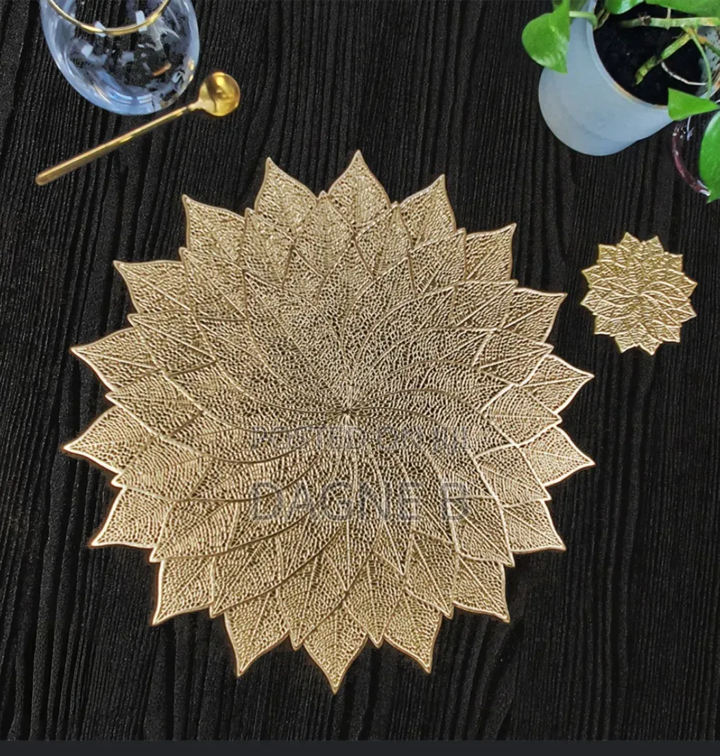 Table Mat Elegant Design ጥራት ያለዉ ክብ ዲዛይን የጠረጴዛ ምንጣፍ