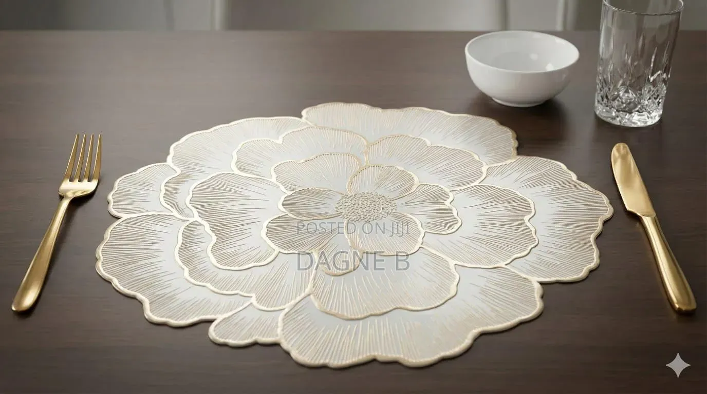 Table Mat Elegant Design ጥራት ያለዉ ክብ ዲዛይን የጠረጴዛ ምንጣፍ