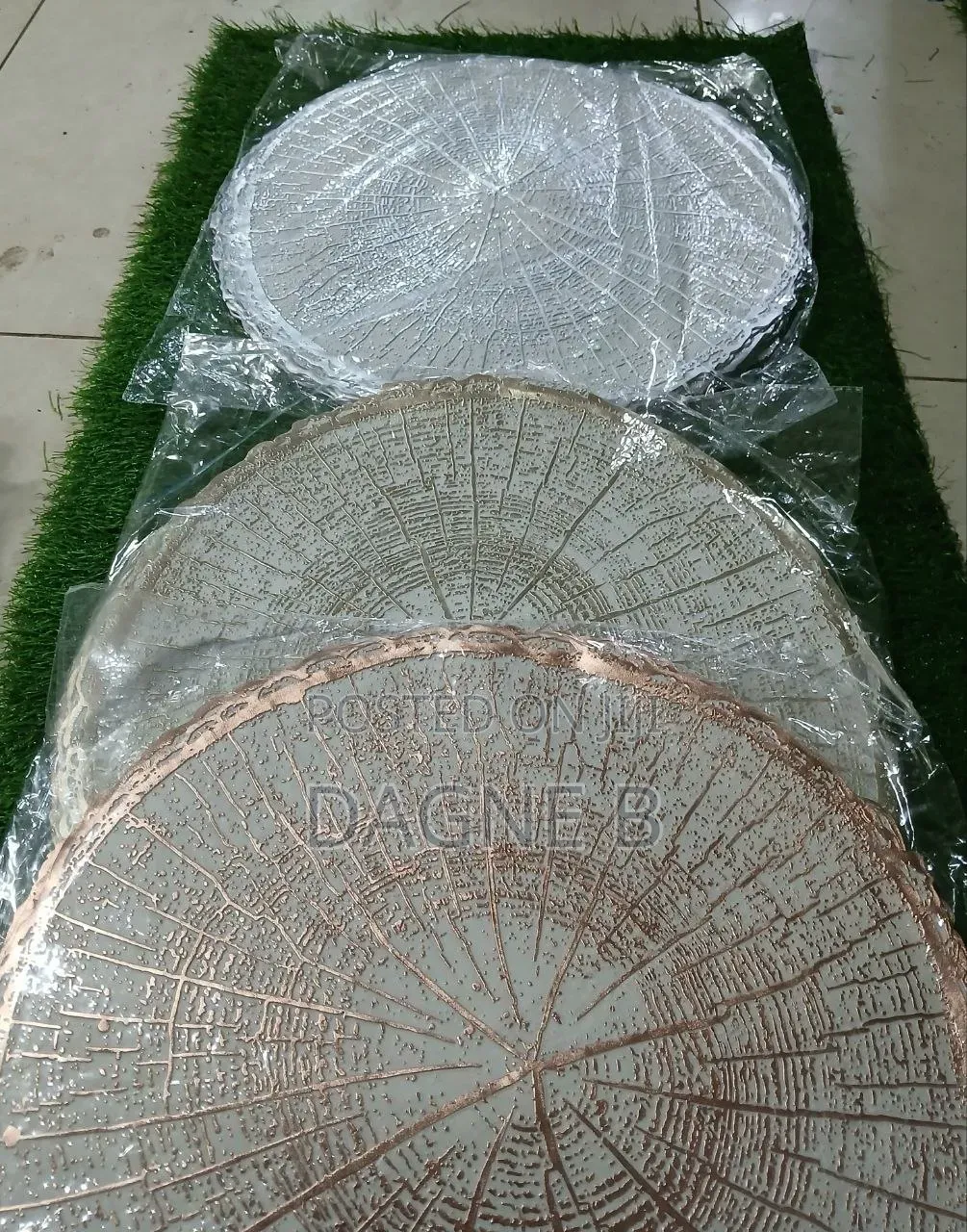Table Mat Elegant Design ጥራት ያለዉ ክብ ዲዛይን የጠረጴዛ ምንጣፍ
