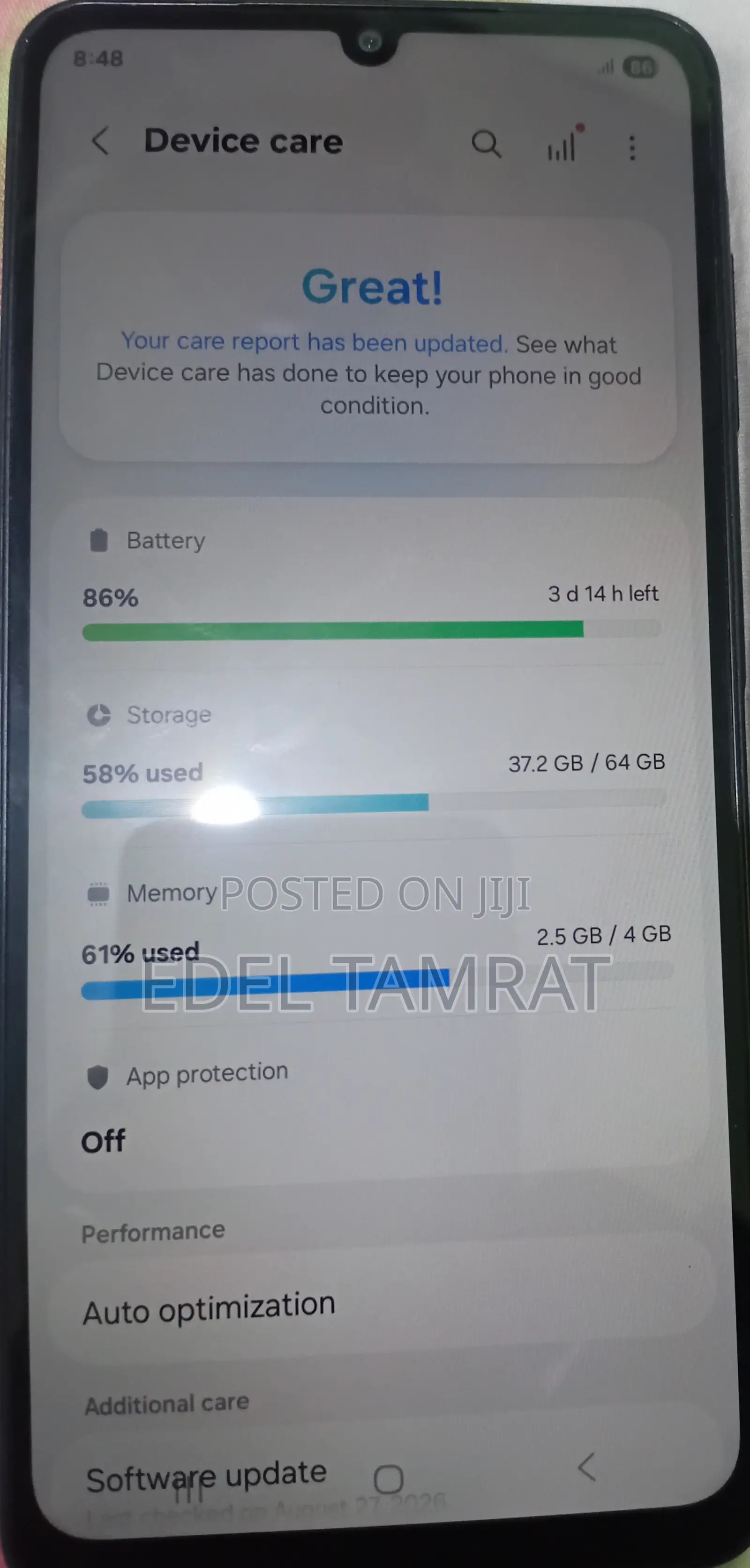 New Samsung Galaxy A07 4G 64 GB Black