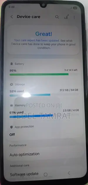 New Samsung Galaxy A07 4G 64 GB Black