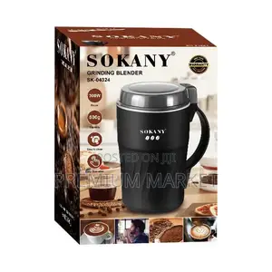 Coffee Grinder Sokany የቡና እና ደርቅ ቅመማቅመም መፍጫ
