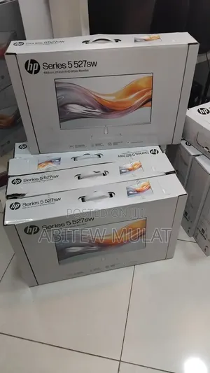 Brand New White Monitor 
  Quantity Available 
🖥️ HP 27" Inch Monitor