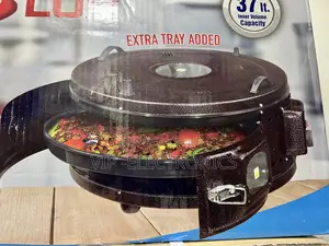 YUCEL LUX Electrical Round Oven 37L Glazed – Extra Tray 🍳🔥