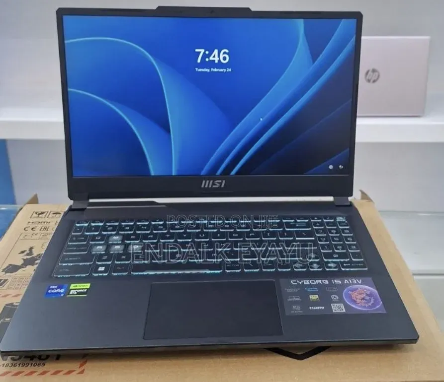 New Laptop MSI Cyborg 15 16GB Intel Core i7 SSD 1T