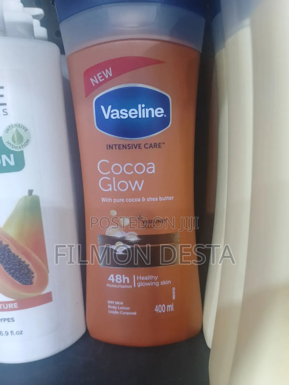 Vaseline Intensive Care Cocoa Glow Body Lotion.