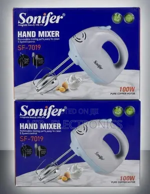 Sonifer Hand Mixer SF-7019 – 100W Pure Copper Motor ⚡🥣