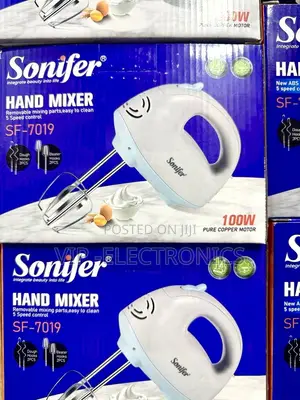 Sonifer Hand Mixer SF-7019 – 100W Pure Copper Motor ⚡🥣