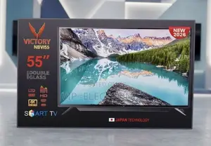 VICTORY 55 Inch TV Smart 4K UHD LED TV – NBV155 | Double Glass 🔥📺