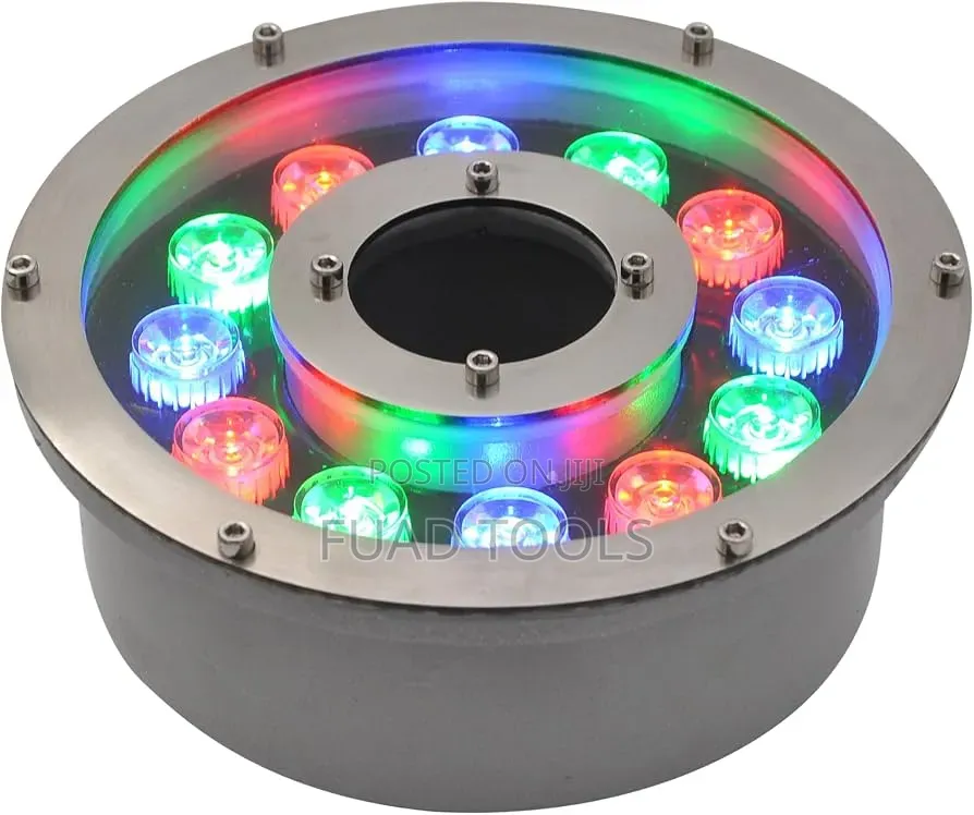 12W RGB Fountain Light: