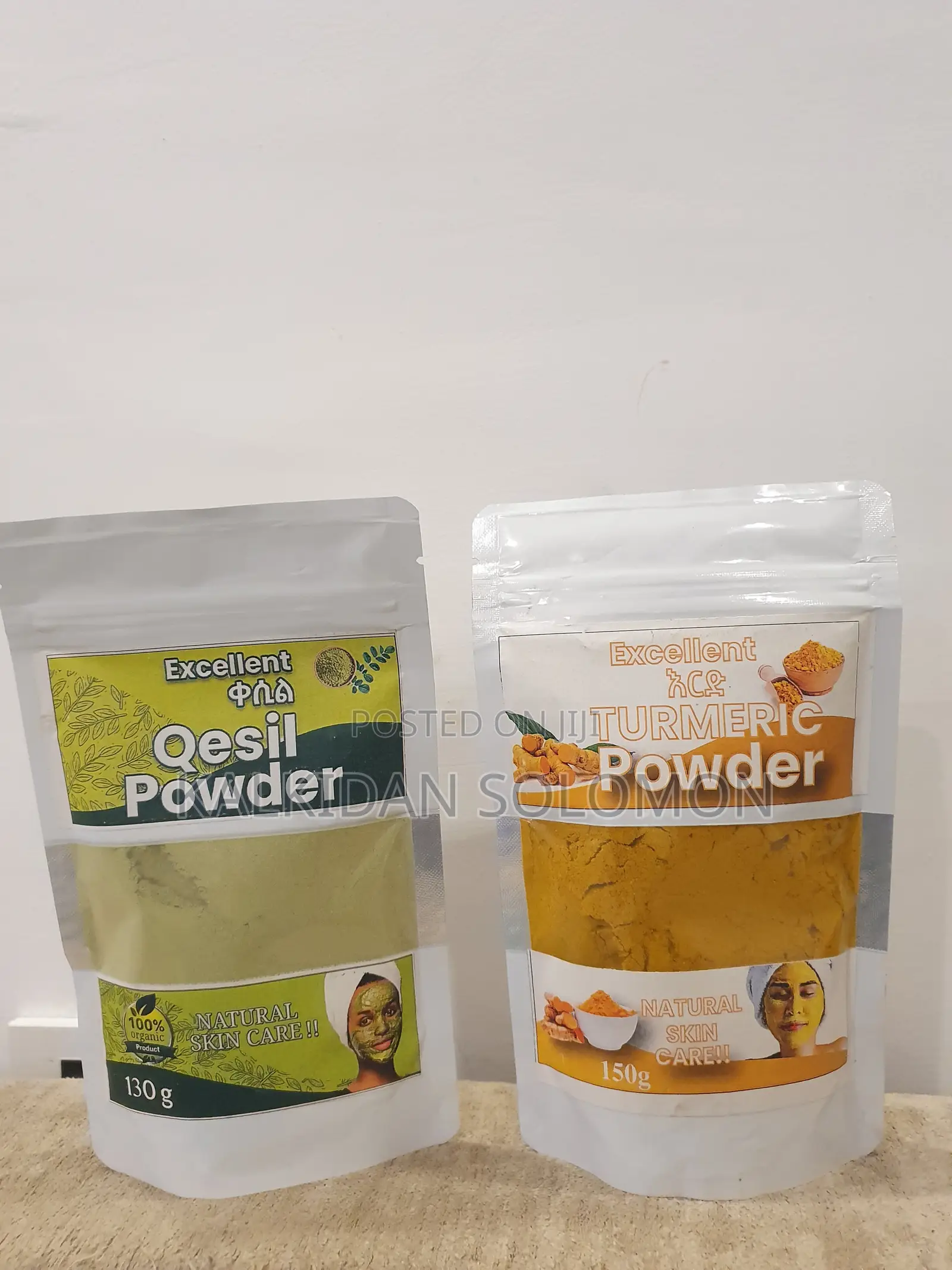 100% Natural Qasil & Turmeric Powder