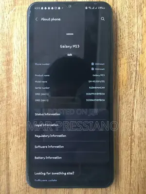 Samsung Galaxy M13 128 GB Black