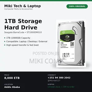 1 TB Internal Harddisk