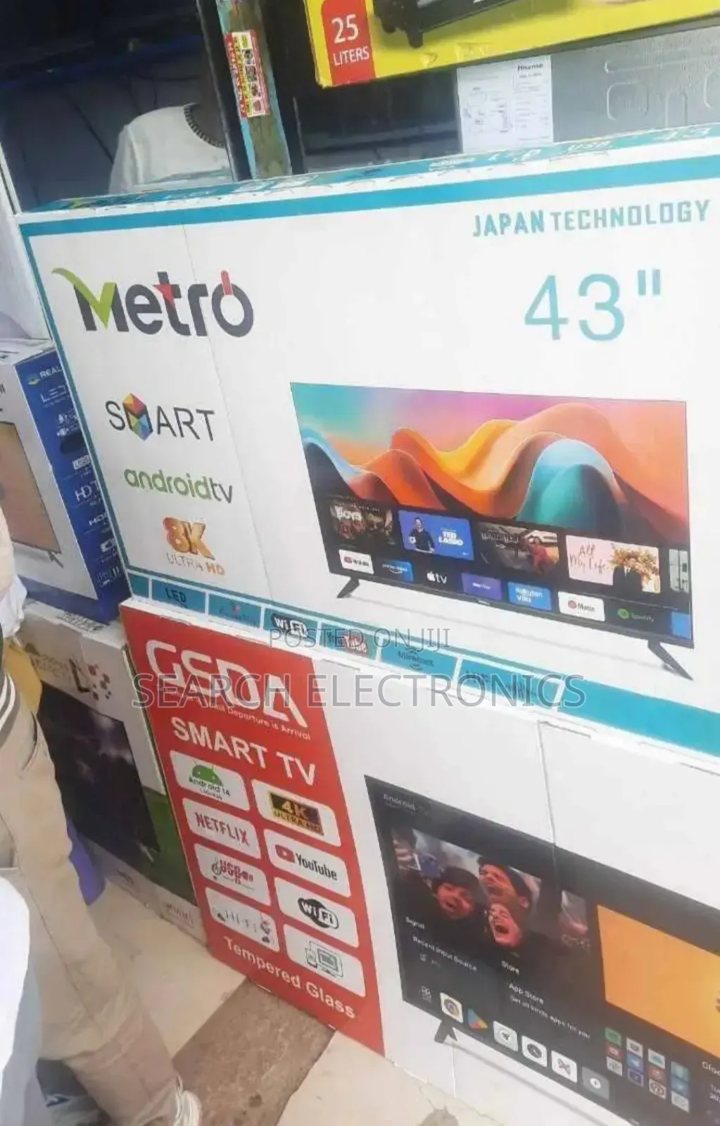Metro 43"inch Smart Andoid TV Japan Technology